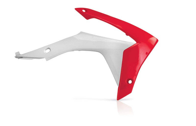 Acerbis 14-17 Honda CRF250R/13-16 CRF450R Radiator Shroud - White/Red 2314371030 2314371030 Photo - Primary