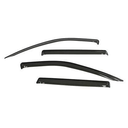 Westin 2014-2018 Jeep Cherokee Wade Slim Wind Deflector 4pc - Smoke 72-51488 72-51488 Photo - Primary
