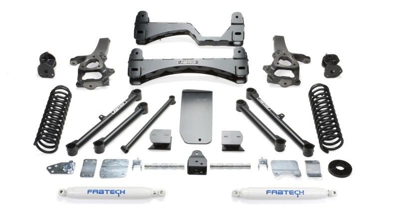 Fabtech 6" Basic System w/ Rear Performance Shocks K3055 Photo - Primary