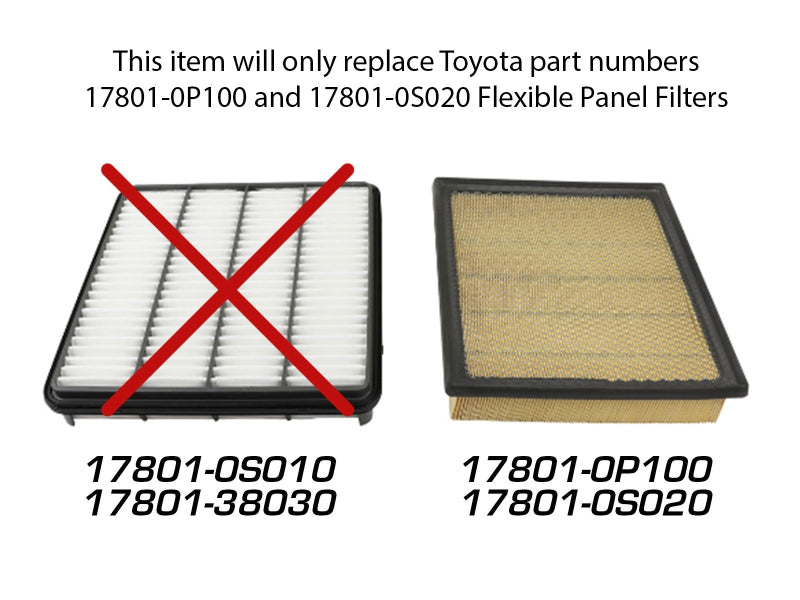 aFe Magnum Flow Pro 5R Air Filter - Toyota Tundra 14-16 30-10247 Technical Bulletin