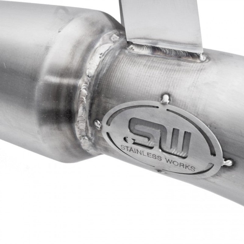 Stainless Works 2016-18 Ford Focus RS 3in High-Flow Cats Downpipe Factory Connection FCRS16DPCAT FCRS16DPCAT User 3