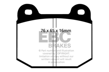 EBC Disc Brake Pad Set DP4197R Photo - Primary