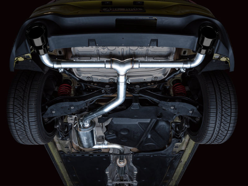 AWE Tuning AWE 2022 VW GTI MK8 Touring Edition Exhaust - Diamond Black Tips 3015-33658 3015-33658 Photo - Mounted