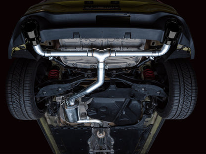 AWE Tuning AWE 2022 VW GTI MK8 Touring Edition Exhaust - Diamond Black Tips 3015-33658 3015-33658 Photo - Mounted