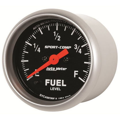 Autometer t Comp 3310 2-1/16" Fuel Level E-F Gauge 3310 User 2