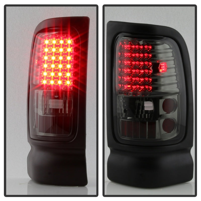 SPYDER Xtune Dodge Ram 1500 94-01 / Ram 2500/3500 94-02 LED Tail Lights Smoke ALT-ON-DRAM94-LED-SM 5012807 5012807 Photo - Unmounted