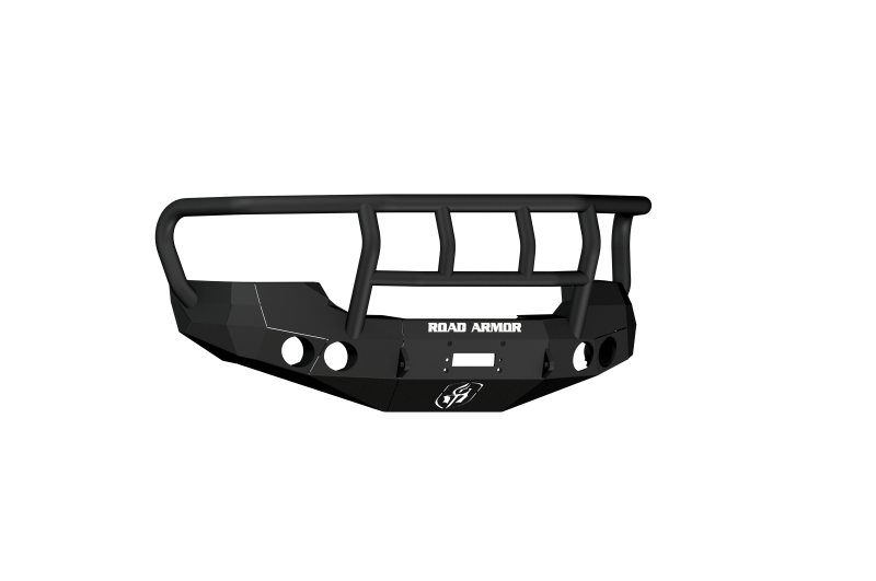 Road Armor 08-10 GMC 2500 Stealth Front Winch Bumper w/Titan II Guard - Tex Blk 37402B 37402B Photo - Primary