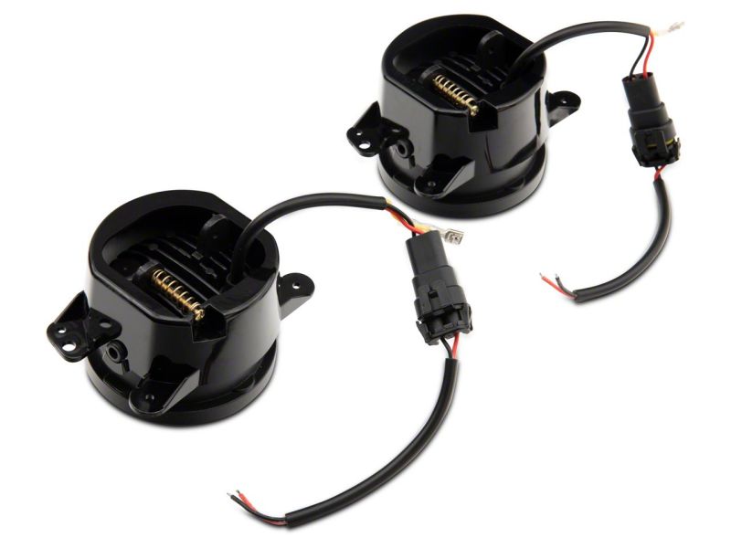 Raxiom 07-18 Jeep Wrangler JK 18-23 Jeep Wrangler JL Axial Series Nighthawk LED Fog Lights J141597 J141597 Photo - Close Up
