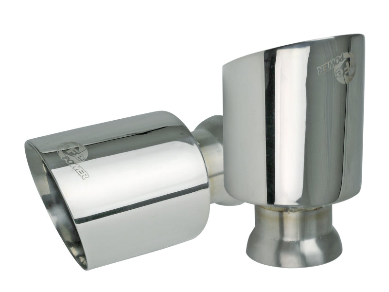 aFe MACH Force-XP 4-1/2in Polished OE Replacement Exhaust Tips - 15-19 Dodge Charger/Hellcat 49C32068-P 49C32068-P Photo - Primary