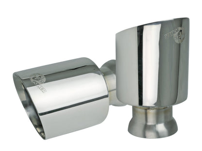 aFe MACH Force-XP 4-1/2in Polished OE Replacement Exhaust Tips - 15-19 Dodge Charger/Hellcat 49C32068-P 49C32068-P Photo - Primary
