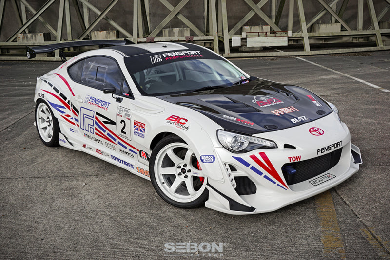 Seibon 12-13 BRZ/FRS Carbon Fiber Hood HD1213SCNFRS-TS Photo - Primary