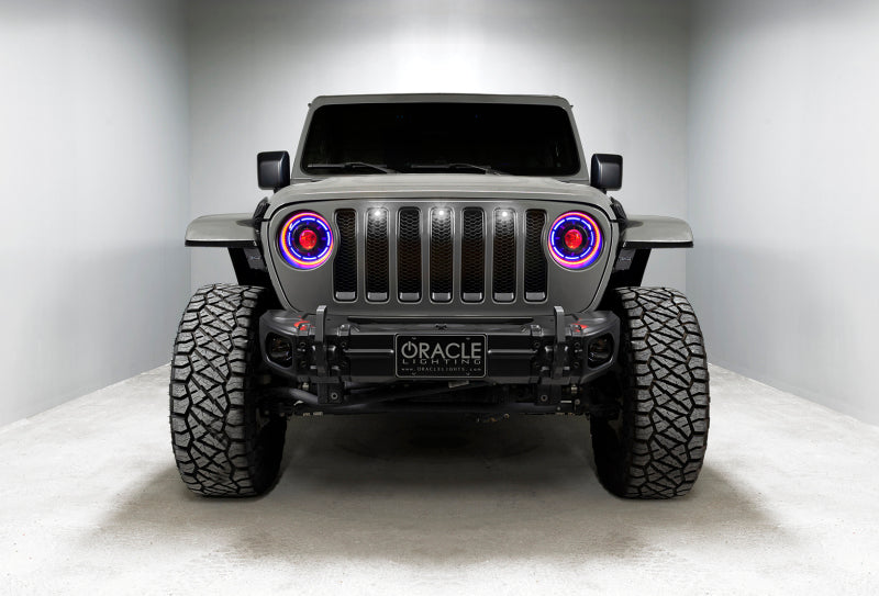 ORACLE Lighting Oracle Pre-Runner Style LED Grille Kit for Jeep Wrangler JL - White 5870-001 5870-001 Photo - lifestyle view