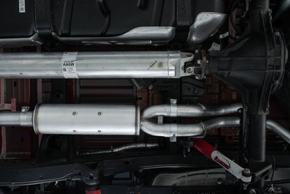 MBRP 19-Up Chevy Silverado 1500 6.2L 2.5in Catback Dual Rear Exit Aluminized S5065AL S5065AL Photo - Mounted