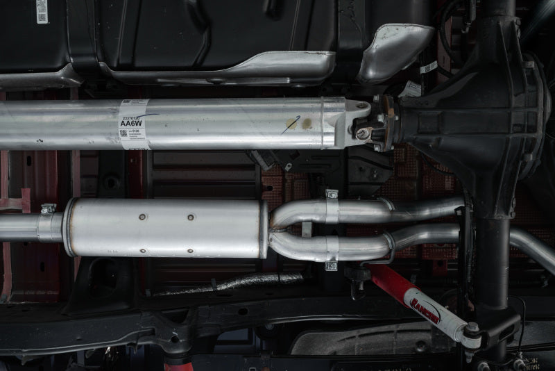 MBRP 19-Up Chevy Silverado 1500 6.2L 2.5in Catback Dual Rear Exit Aluminized S5065AL S5065AL Photo - Mounted