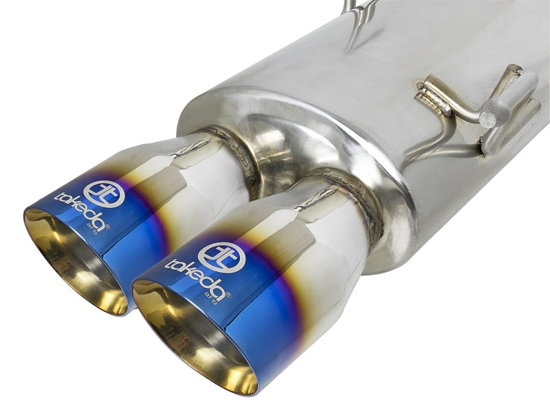 aFe Takeda 3in 304 SS Cat-Back Exhaust System 15-18 Subaru WRX/WRX STI 49-36801-L Photo - Unmounted