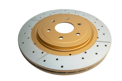 DBA 08-12 Nissan Pathfinder 5.6L Front Drilled & Slotted Street Series Rotor 2312X 2312X Photo - Primary