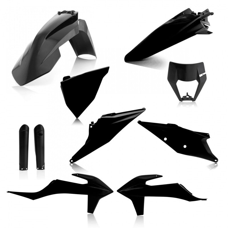 Acerbis 20-23 KTM 150-500 XCF-W/ XC-W-tpi/ EXC-tpi/ EXC-F Full Plastic Kit - Black 2791540001 2791540001 Photo - Primary