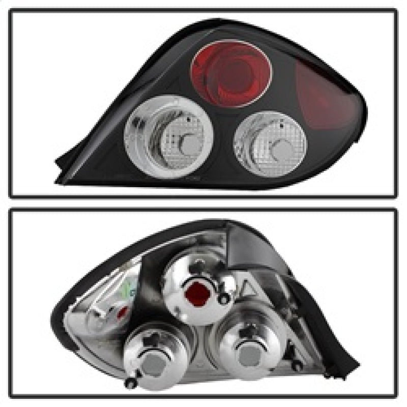 Spyder Hyundai Tiburon 03-05 Euro Style Tail Lights Black ALT-YD-HYT03-BK 5005434 5005434 Photo - Unmounted