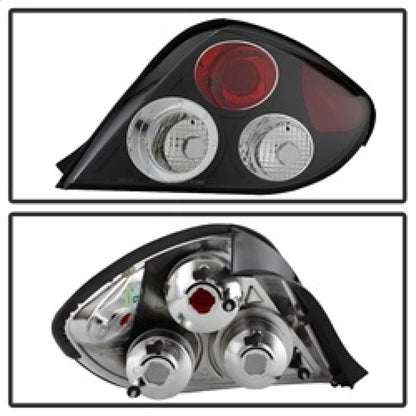 Spyder Hyundai Tiburon 03-05 Euro Style Tail Lights Black ALT-YD-HYT03-BK 5005434 5005434 Photo - Unmounted