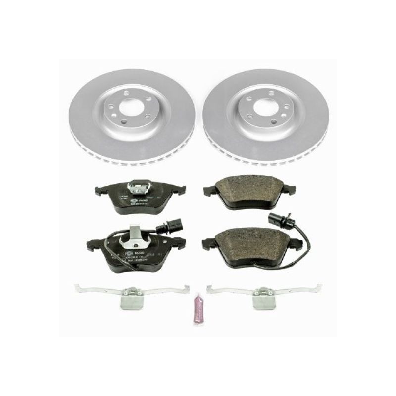 PowerStop Power Stop 04-09 Audi S4 Front Euro-Stop Brake Kit ESK2934 ESK2934 Photo - Primary