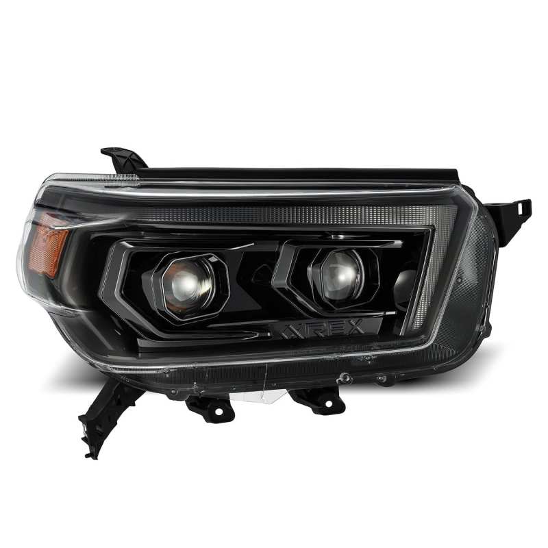 AlphaRex 10-13 Toyota 4Runner LUXX LED Proj Headlights Plank Style Alpha Black w/Seq Signal/DRL 880756 880756 User 2