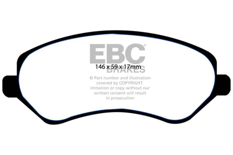 EBC Disc Brake Pad Set DP61612 Photo - Primary