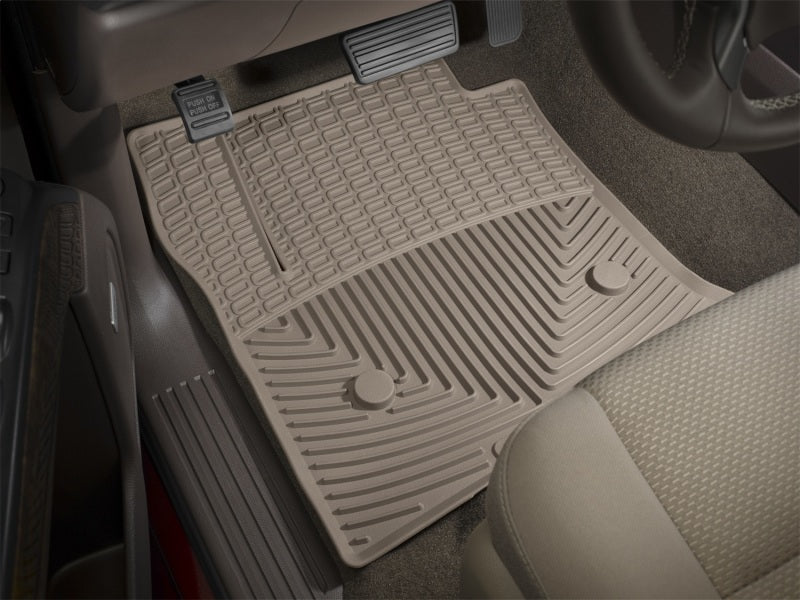 WeatherTech WT Rubber Mats - Front - Tan Floor Mats Floor Mats - Rubber main image