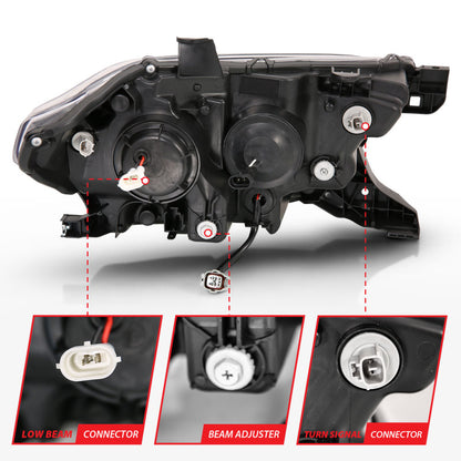 Anzo Toyota Tacoma '16-18 Projector Plank Style Switchback H.L Black Amber 111397 Photo - Unmounted