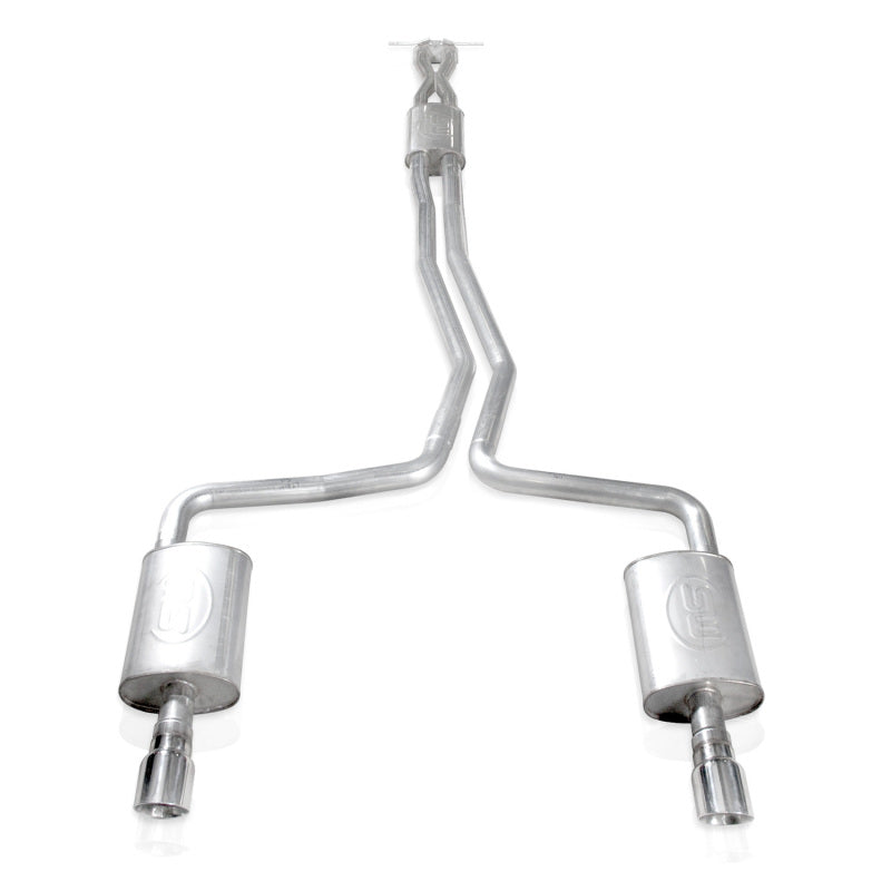 Stainless Works 2010-18 Ford Taurus SHO V6 2-1/2in Catback Chambered Mufflers X-Pipe TA10ECOCB TA10ECOCB Photo - Primary