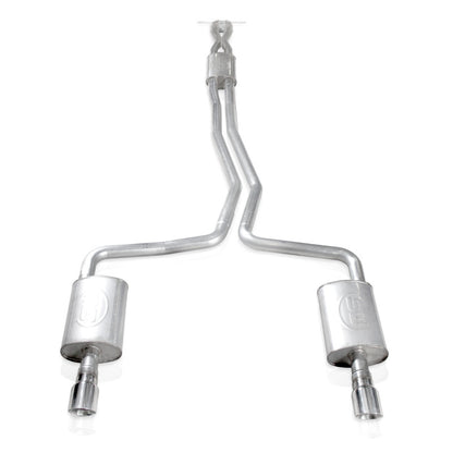 Stainless Works 2010-18 Ford Taurus SHO V6 2-1/2in Catback Chambered Mufflers X-Pipe TA10ECOCB TA10ECOCB Photo - Primary