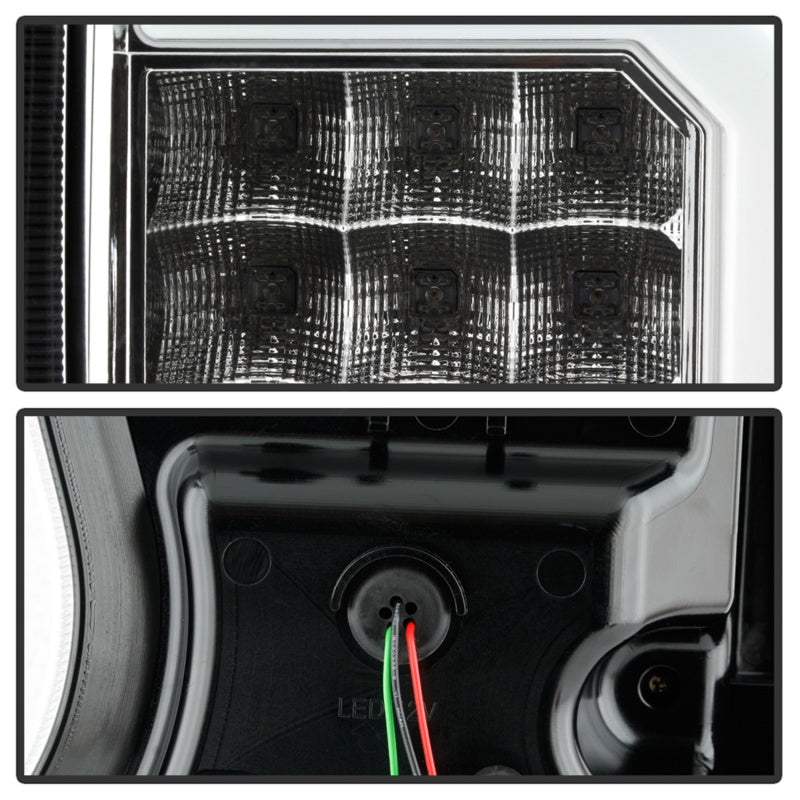 Spyder 04-09 Dodge Durango LED Tail Lights - Chrome ALT-YD-DDU04-LED-C 5086525 5086525 Photo - Unmounted