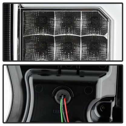 Spyder 04-09 Dodge Durango LED Tail Lights - Chrome ALT-YD-DDU04-LED-C 5086525 5086525 Photo - Unmounted