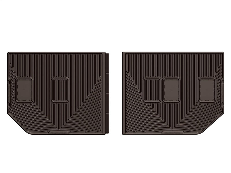 WeatherTech 2007-2010 Cadillac ESV Rear Rubber Mats - Cocoa W264CO W264CO Photo - Primary