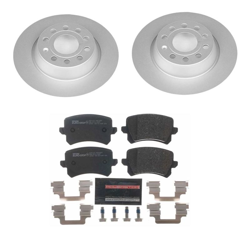 Power Stop 2015 Audi Q3 Rear Euro-Stop Brake Kit ESK7324 ESK7324 Photo - Primary