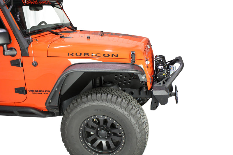 Fishbone Offroad 07-18 Jeep JK Wrangler Front/Rear Inner Fenders -Aluminum - Blk Pwdrcoat (Set Of 4) FB33007 FB33007 Photo - lifestyle view