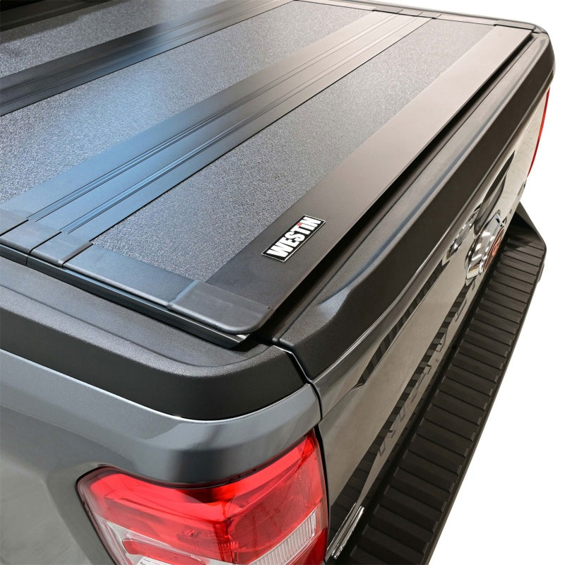 Westin 22-23 Ford Maverick 4WD 4ft. 6in. Bed Hard Tri-Fold Tonneau Cover - Black 19-44795 19-44795 Photo - Mounted