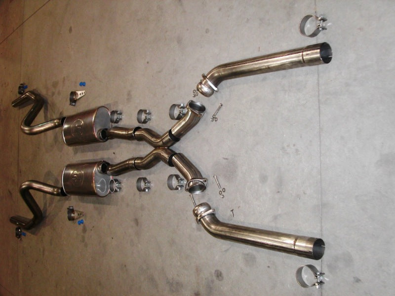 Stainless Works Chevy Chevelle Small/Big Block 1968-72 Exhaust 3in System with X-pipe 6872397 6872397 Photo - Primary