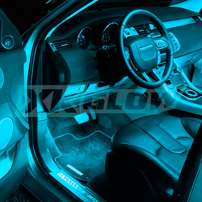 XKGLOW XK Glow Strip Single Color XKGLOW UnderglowLED Accent Light Car/Truck Kit Light Blue - 4x8In XK041004-AB XK041004-AB User 1