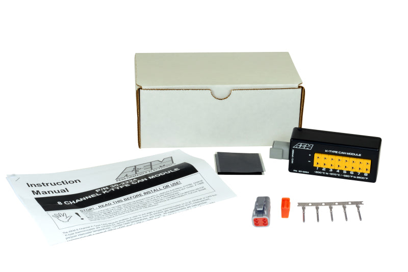 AEM 8 Channel K-Type Thermocouple EGT CAN Module 30-2224 30-2224 Photo - Primary