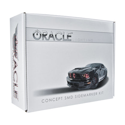 ORACLE Lighting Oracle 10-14 Ford Mustang Concept Sidemarker Set - Tinted - Competition Orange (CY) 9700-CY-T 9700-CY-T Photo - lifestyle view