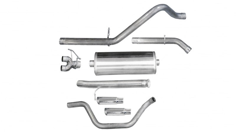 Corsa/dB 09-13 Chevrolet Silverado Reg. Cab/Std. Bed 1500 4.8L V8 Polished Sport Cat-Back Exhaust 24921 24921 Photo - Primary