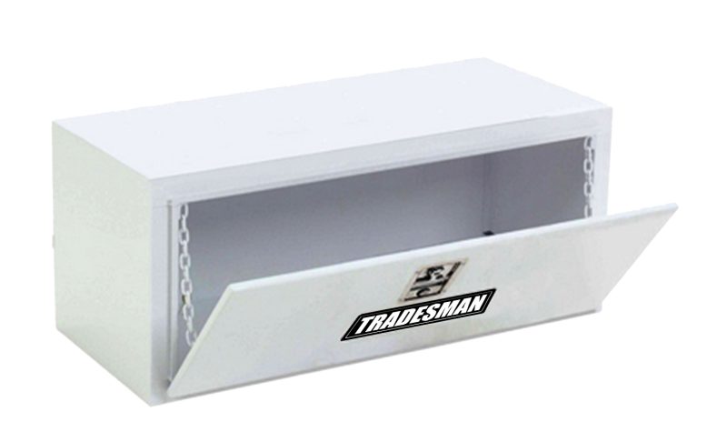 Tradesman Steel Flush Mount Truck Tool Box (48in.) - White 86548