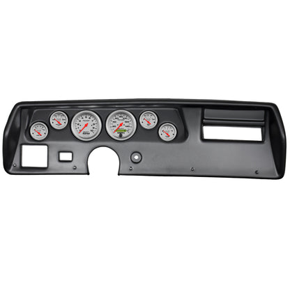 Autometer Ultra-Lite 70-72 Chevelle SS/El Camino Dash Kit 6pc Tach / MPH / Fuel / Oil / WTMP / Volt 7025-UL 7025-UL Photo - Primary