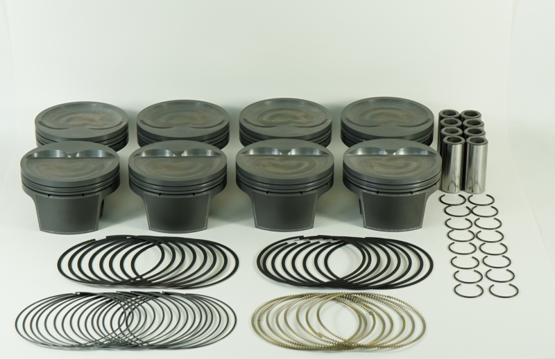 Mahle MS Piston Sets 358c.i. 4.040bore 3.480/3.500stk 5.7rod 1.55c/h 0.927pin -20ccvol 485g 8.9c/r 930210140 930210140 Photo - Primary