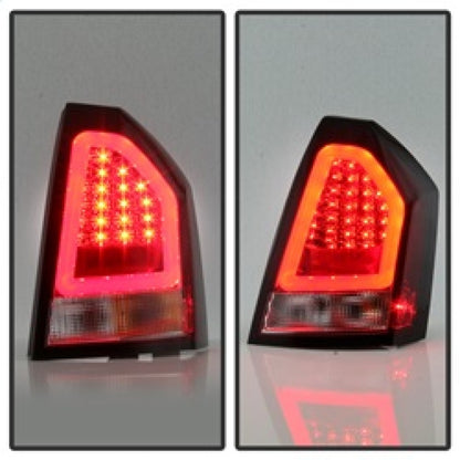 Spyder 05-07 Chrysler 3000C Verison 2 Light Bar LED Tail Lights - Red Clear (ALT-YD-C305V2-LED-RC) 5083364 5083364 Photo - Unmounted