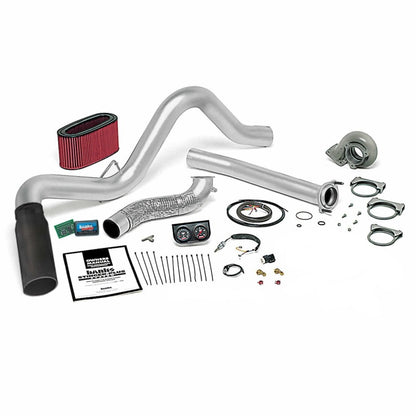 Banks Power 95.5-97 Ford 7.3L Man Stinger-Plus System - SS Single Exhaust w/ Black Tip 48560-B 48560-B Photo - Primary