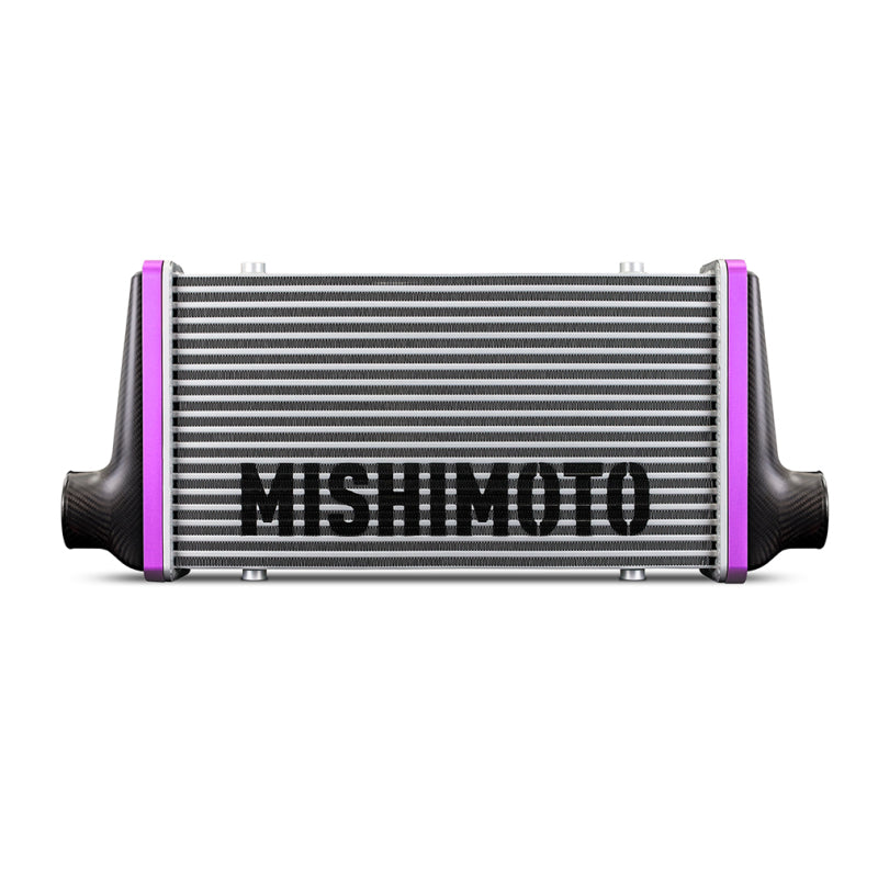 Mishimoto Universal Carbon Fiber Intercooler - Matte Tanks - 450mm Silver Core - C-Flow - C V-Band MMINT-UCF-M4S-C-C MMINT-UCF-M4S-C-C User 1