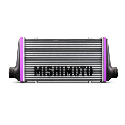 Mishimoto Universal Carbon Fiber Intercooler - Matte Tanks - 525mm Silver Core - C-Flow - BL V-Band MMINT-UCF-M5S-C-BL MMINT-UCF-M5S-C-BL User 1