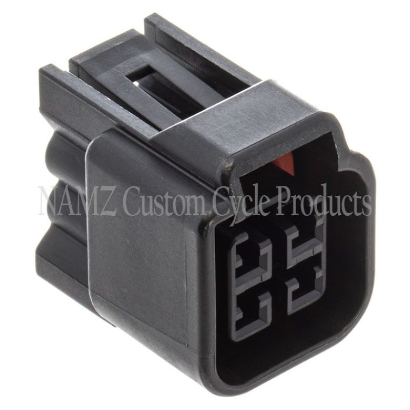 NAMZ Metric 4-Position Female Connector Kit Incl. Wire Seals/Terminals/Locking TPA (Single) NC-FW-04F NC-FW-04F Photo - Primary