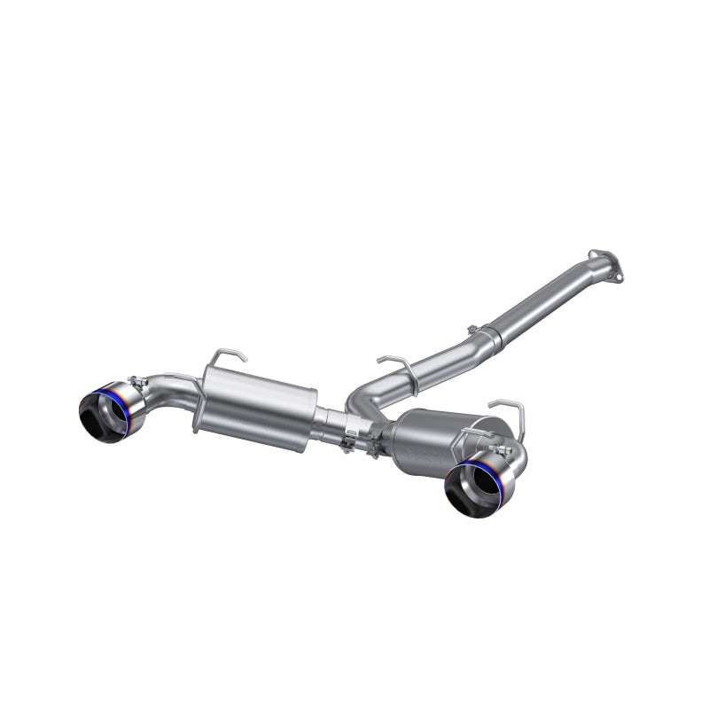 MBRP 13-22 Subaru BRZ 2.0L/ 2.4L 3in Dual Split Rear Cat Back w/Burnt End Tips- T304 S48043BE S48043BE Photo - Primary